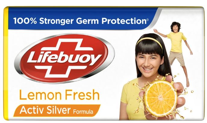 Lifebuoy Lemon Fresh Soap Bar, 4x125g